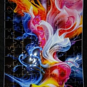 Vibrant Swirl Puzzle